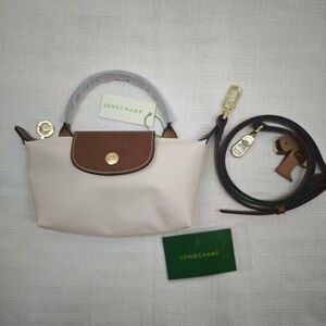 🌿🌿Longchamp Cream Mini Crossbody Bag